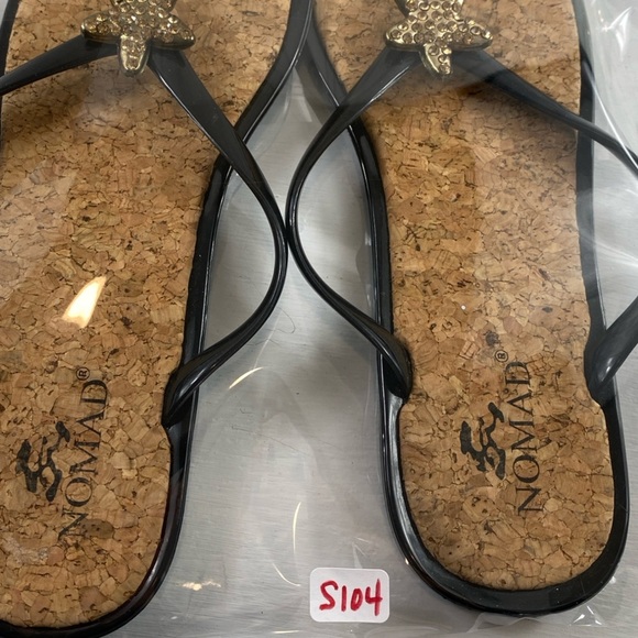 Nomad Black and Gold Starfish Sandals - Picture 7 of 7